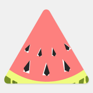 Watermelon Pink triangle Sticker