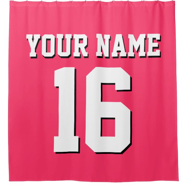 Watermelon Pink White Sports Jersey Team Jersey (Front)