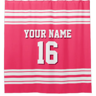 Watermelon Pink with White Stripes Sports Jersey