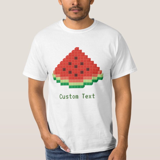 Watermelon Pixel Art T-Shirt (Front)