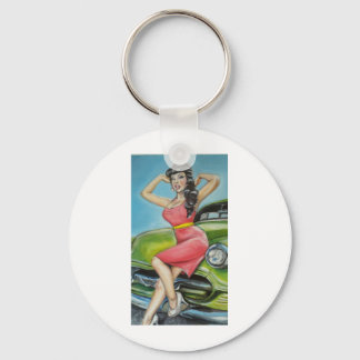 Watermelon pop candy pin up keychain