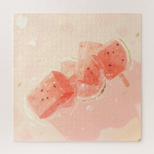 Watermelon Popsicle  Jigsaw Puzzle (Vertical)