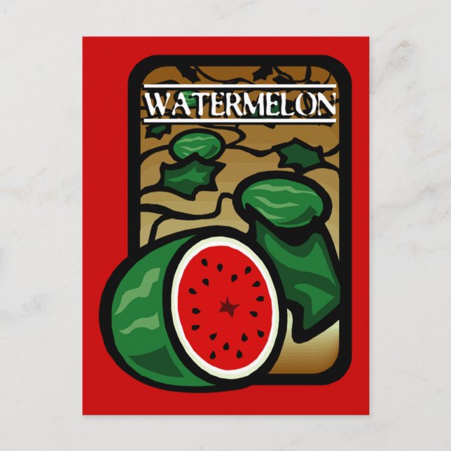 Watermelon Postcard (Front)