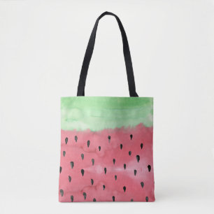 Watermelon Print Tote