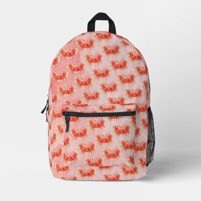 Watermelon Printed Backpack (Front)