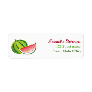 Watermelon Return Address