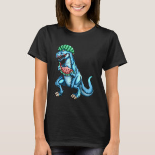 Watermelon  rex Dinosaur Dino Fan Melon T-Shirt