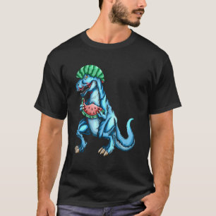 Watermelon  rex Dinosaur Dino Fan Melon T-Shirt