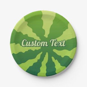 Watermelon Rind Paper Plate