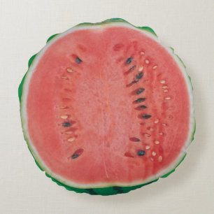 watermelon round pillow
