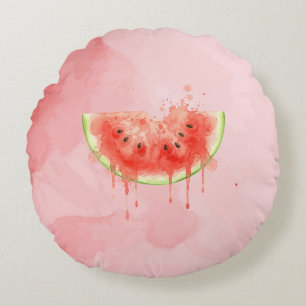 Watermelon Round Pillow