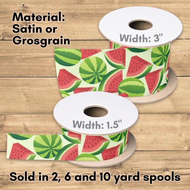 Watermelon Satin Ribbon (Creator Uploaded)