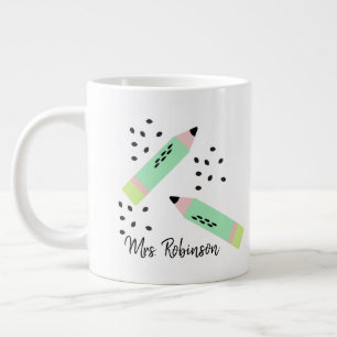 Watermelon Seeds Back to School  Teacher Gift  Large Coffee Mug