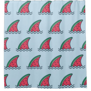 Watermelon shark: wave pattern design.