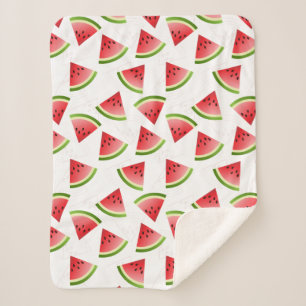 Watermelon Sherpa Blanket