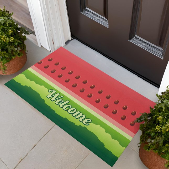 Watermelon slice background doormat (Creator Uploaded)