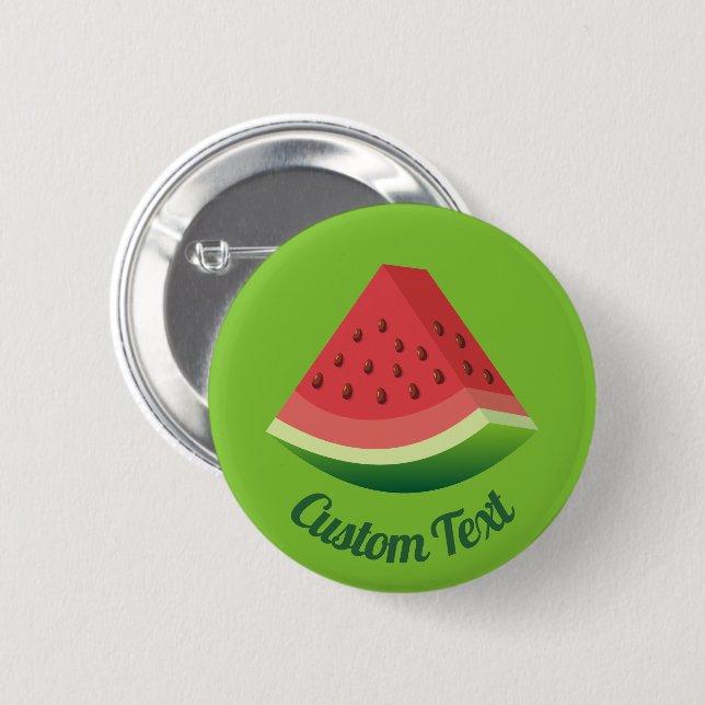 Watermelon Slice Button (Front & Back)
