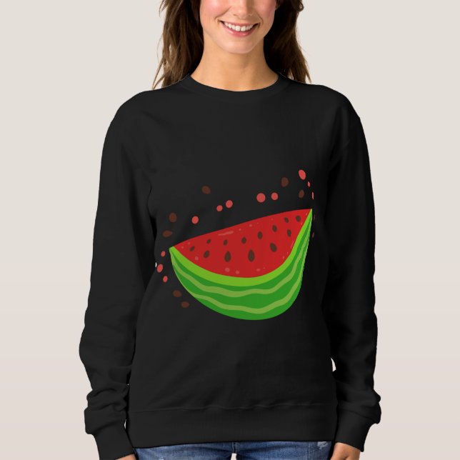 Watermelon Slice Fruit Sweatshirt (Front)