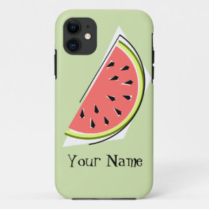 Watermelon Slice green 'Name' iPhone case