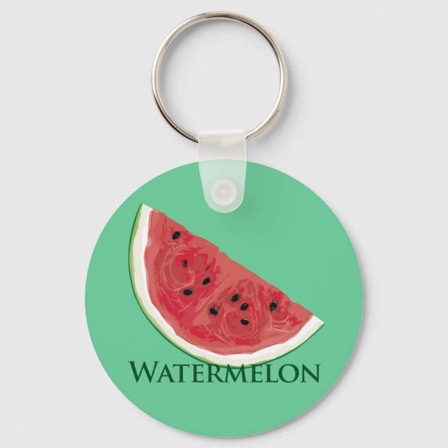 Watermelon Slice Keychain (Front)