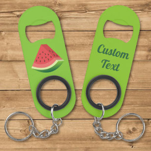 Watermelon Slice Keychain Bottle Opener