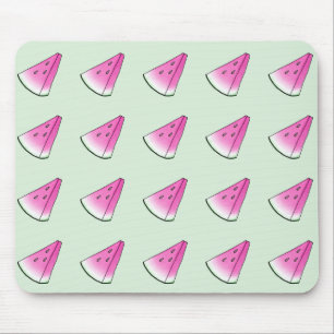 Watermelon slice mouse pad