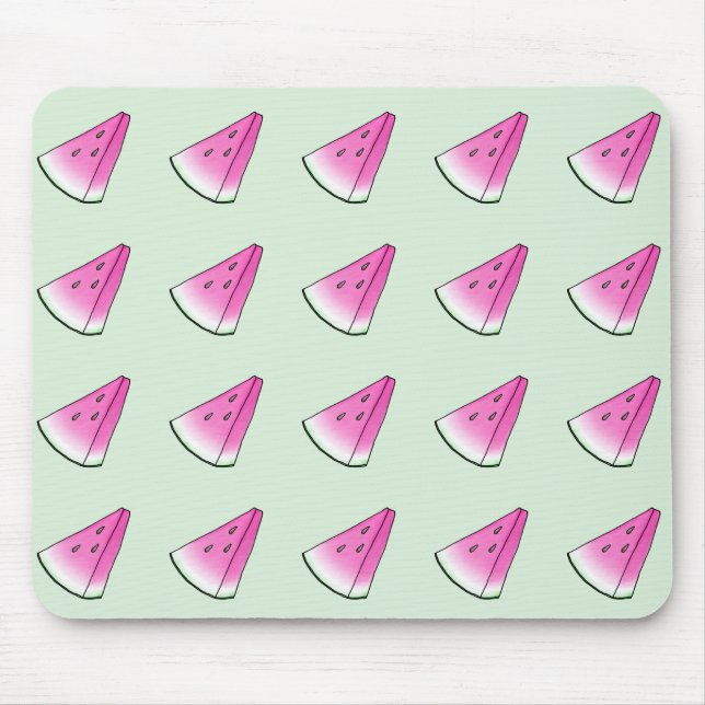 Watermelon slice mouse pad (Front)