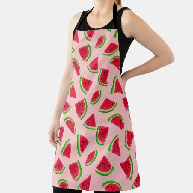 Watermelon Slice Pattern Apron (Insitu)