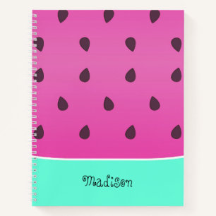 Watermelon Slice   Personalized Spiral Notebook