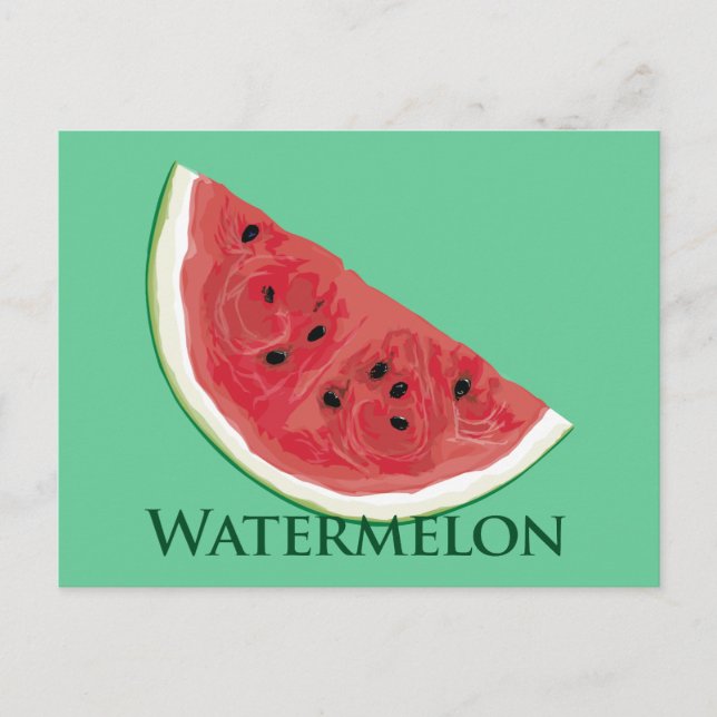 Watermelon Slice Postcard (Front)