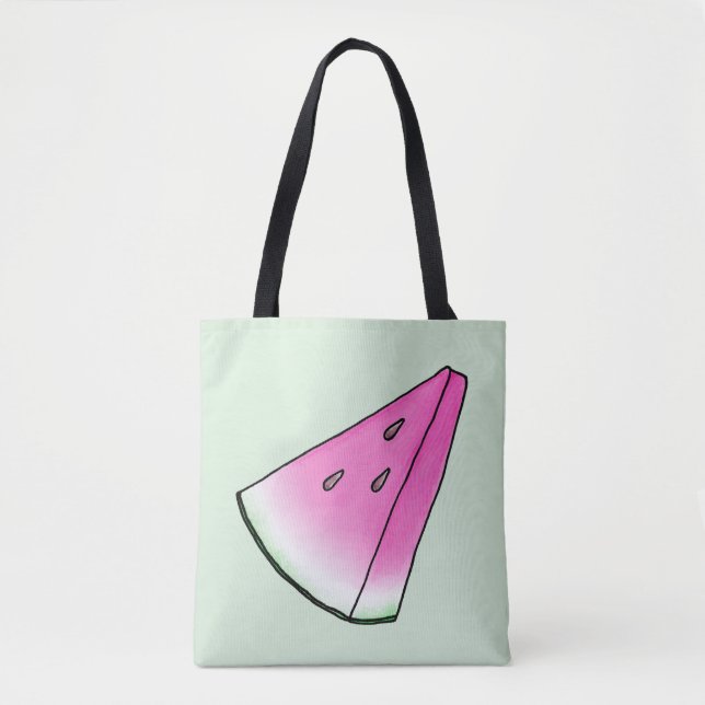 Watermelon slice tote bag (Front)