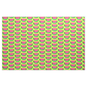Watermelon slice watercolour fruit pop art fabric