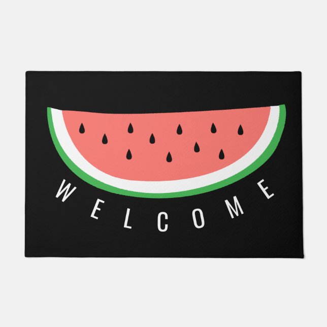 watermelon slice welcome doormat (Front)
