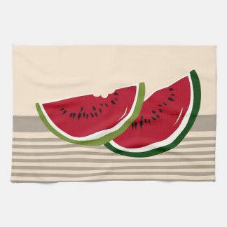 Watermelon slices kitchen towel