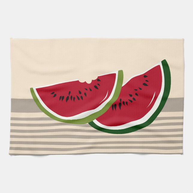 Watermelon slices kitchen towel (Horizontal)