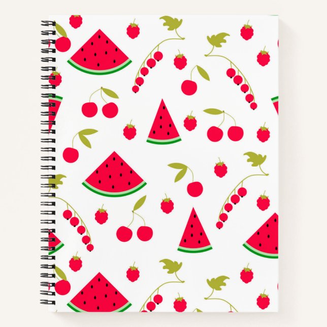 Watermelon slices notebook (Front)