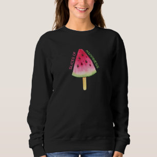 Watermelon Slices of Happiness Summer Vibes Graphi Sweatshirt