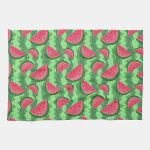Watermelon Slices Pattern Kitchen Towel