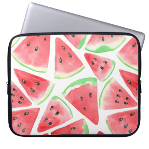 Watermelon slices pattern laptop sleeve