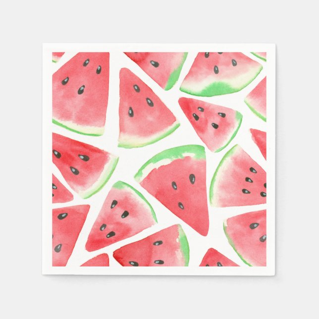 Watermelon slices pattern napkin (Front)