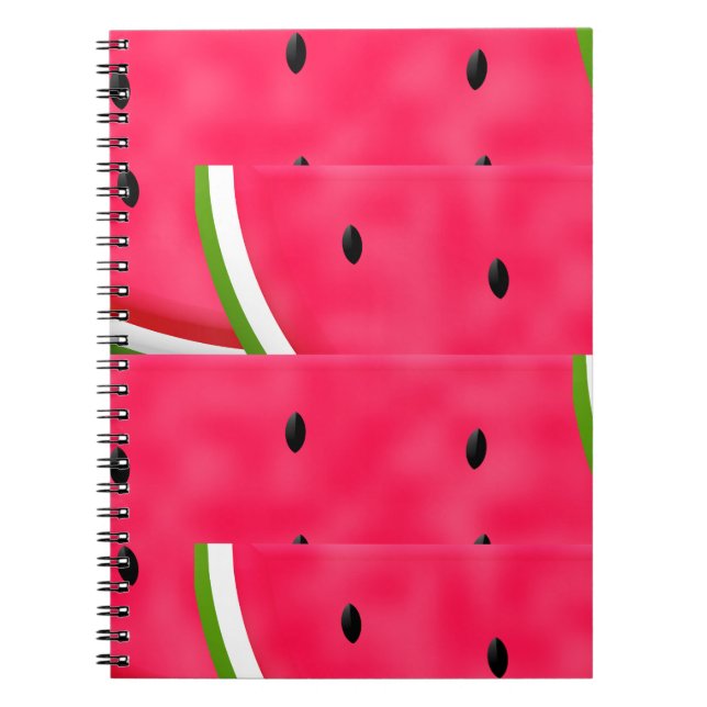Watermelon Slices Pattern Notebook (Front)