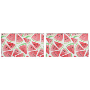 Watermelon slices pattern pillowcase