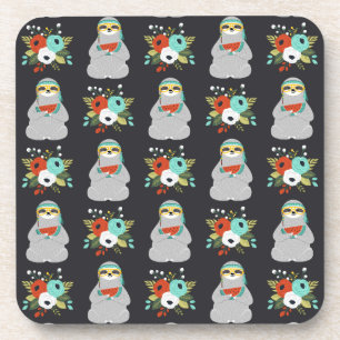 Watermelon Sloth Pattern Coaster