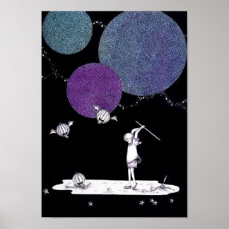 Watermelon smashing. poster