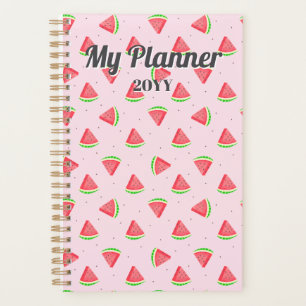 Watermelon Spiral Planner 