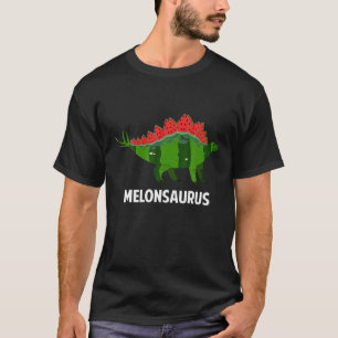 Watermelon Stegosaurus Summer Fruit Funny Melon Sa T-Shirt
