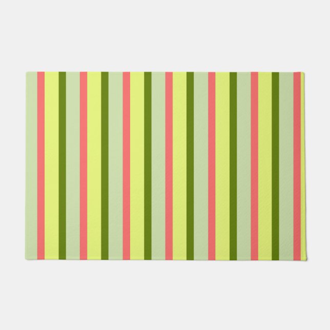 Watermelon Stripe Classic Doormat (Front)