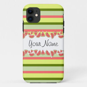 Watermelon Stripe Classic Your Name iPhone 5 case