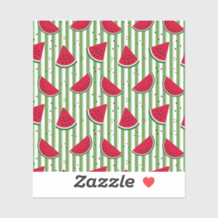Watermelon Stripe Seamless Pattern