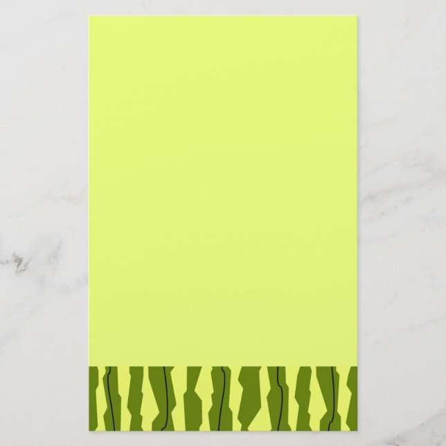 Watermelon Stripe stationery (Front)